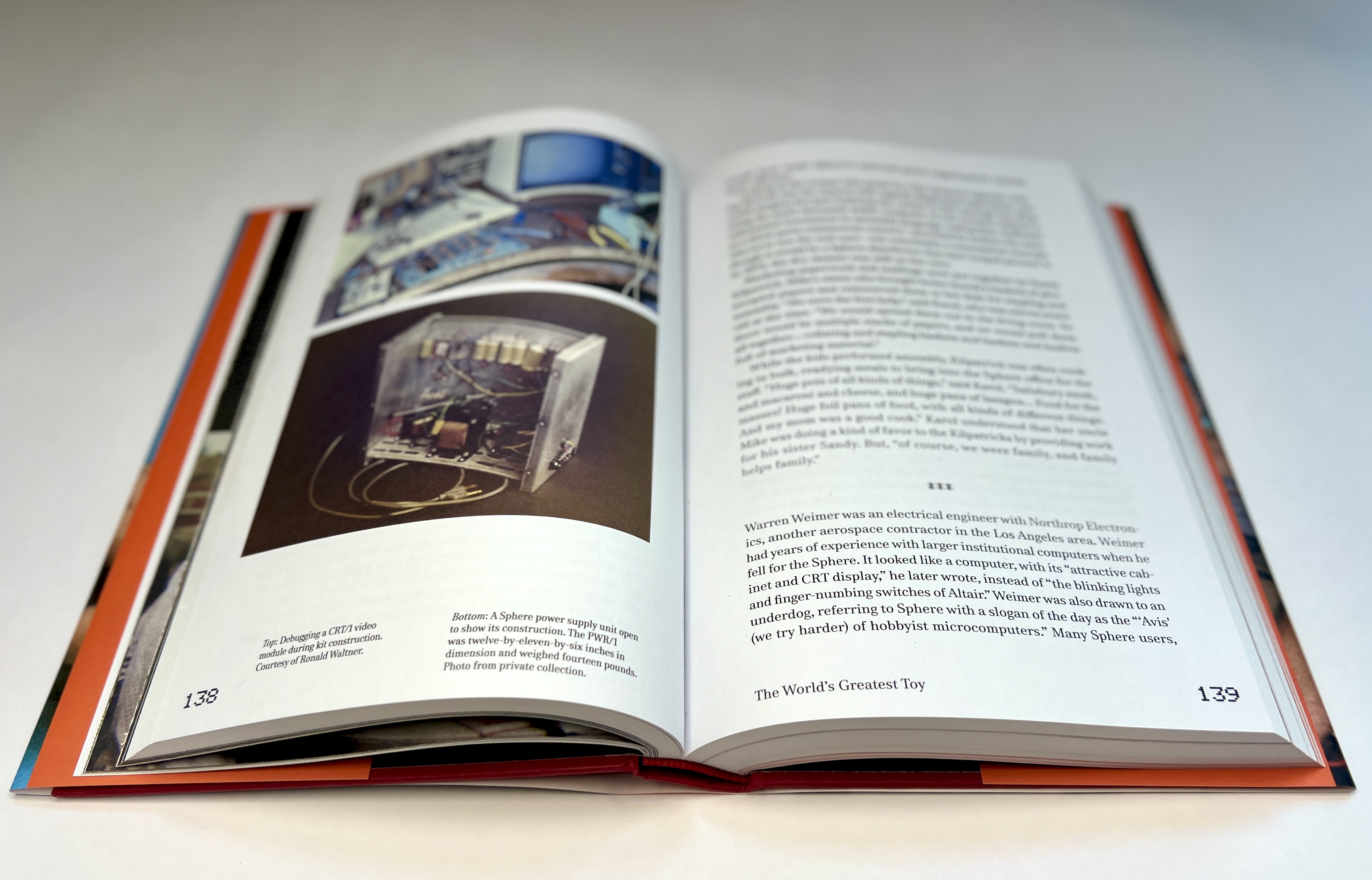 Interior spread of Go Computer Now! showing period photography, paired with body text from the book.